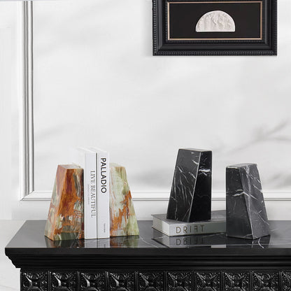 Minimalist Natural Jade Bookend-Grainvity