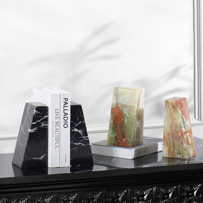 Minimalist Natural Jade Bookend-Grainvity