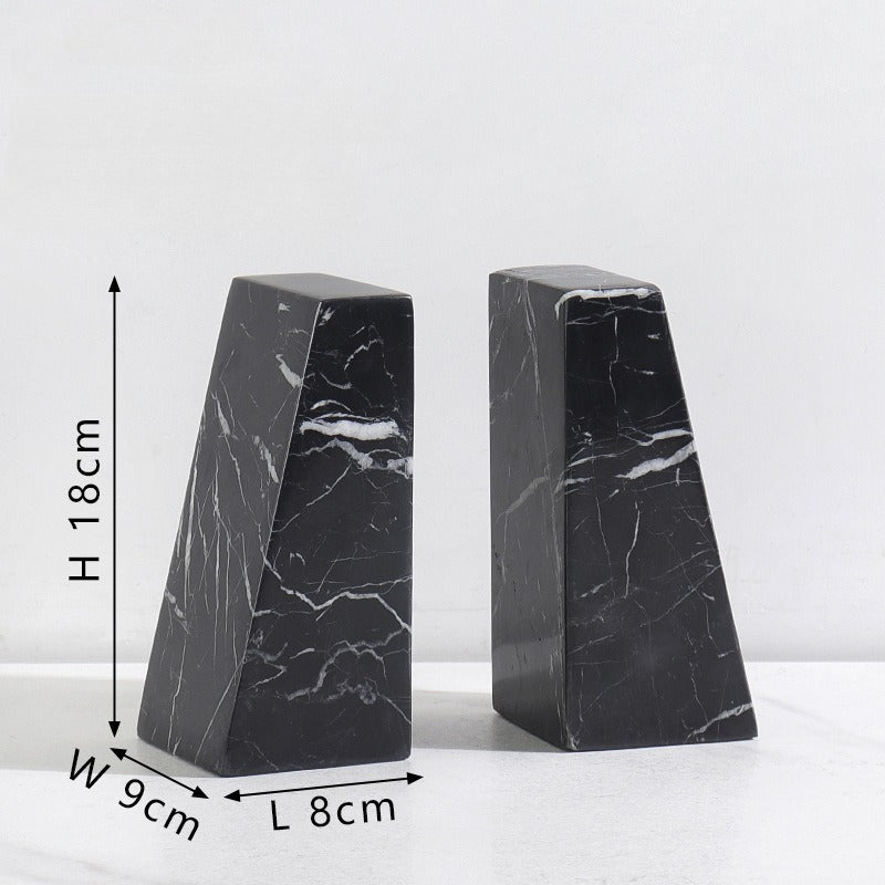 Minimalist Natural Jade Bookend-Grainvity