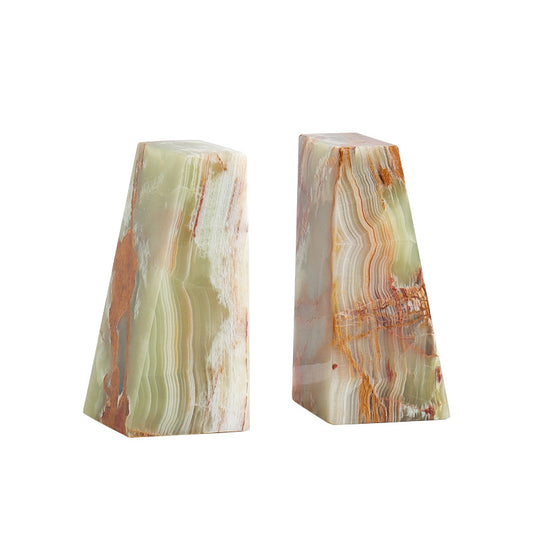 Minimalist Natural Jade Bookend-Grainvity