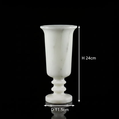 Modern Natural Marble Vase-Grainvity