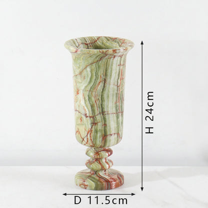 Modern Natural Marble Vase-Grainvity