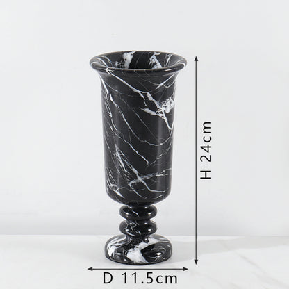 Modern Natural Marble Vase-Grainvity