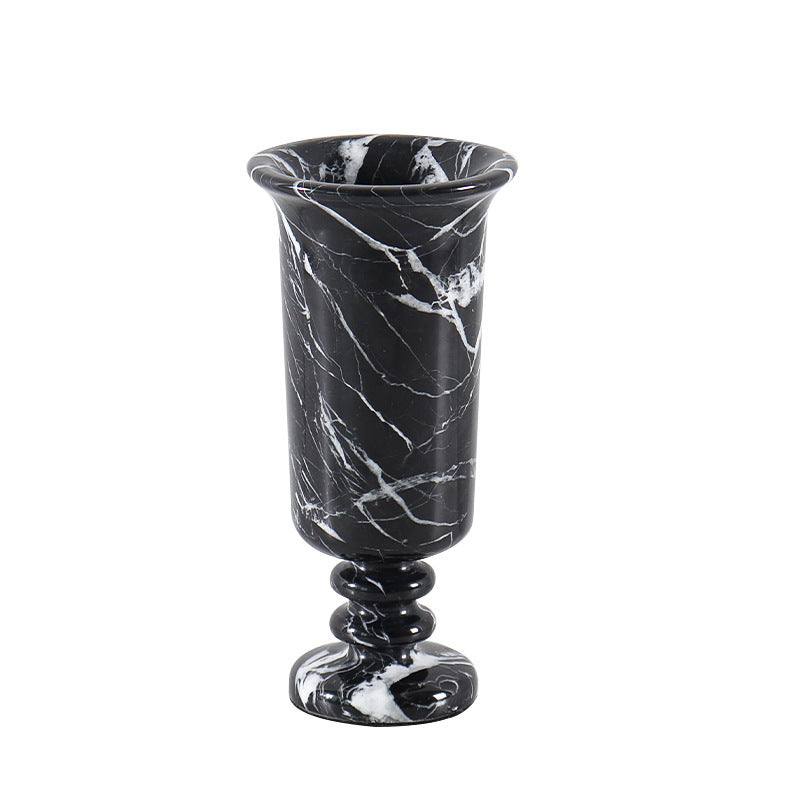 Modern Natural Marble Vase-Grainvity