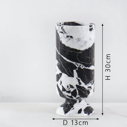 Natural Desktop Decoration Marble Vase-Grainvity