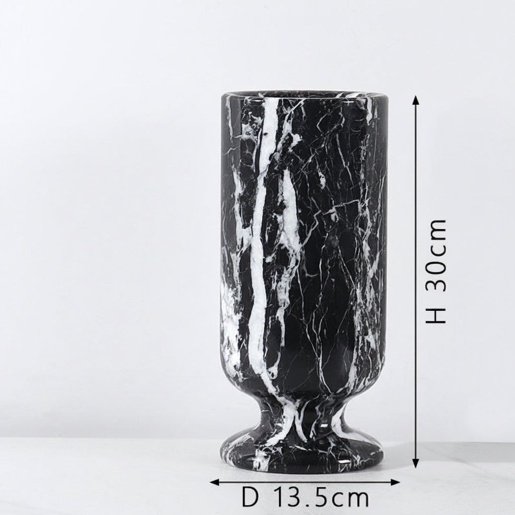 Natural Desktop Decoration Marble Vase-Grainvity