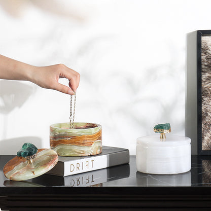 Natural Jade Stone Storage Box-Grainvity
