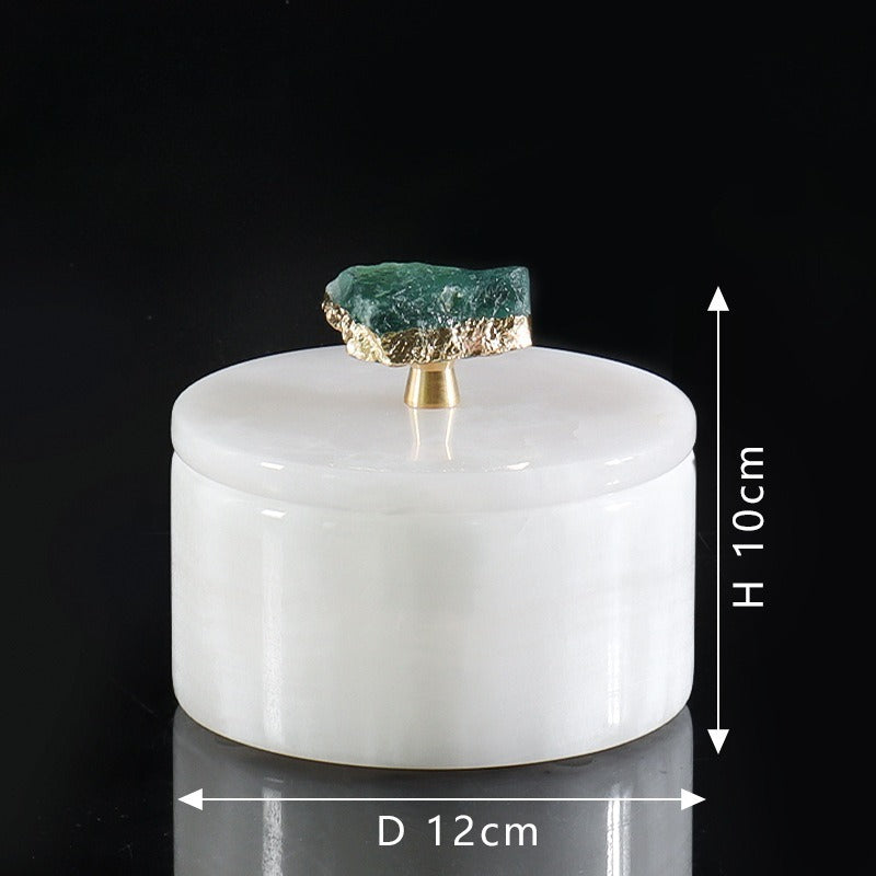 Natural Jade Stone Storage Box-Grainvity