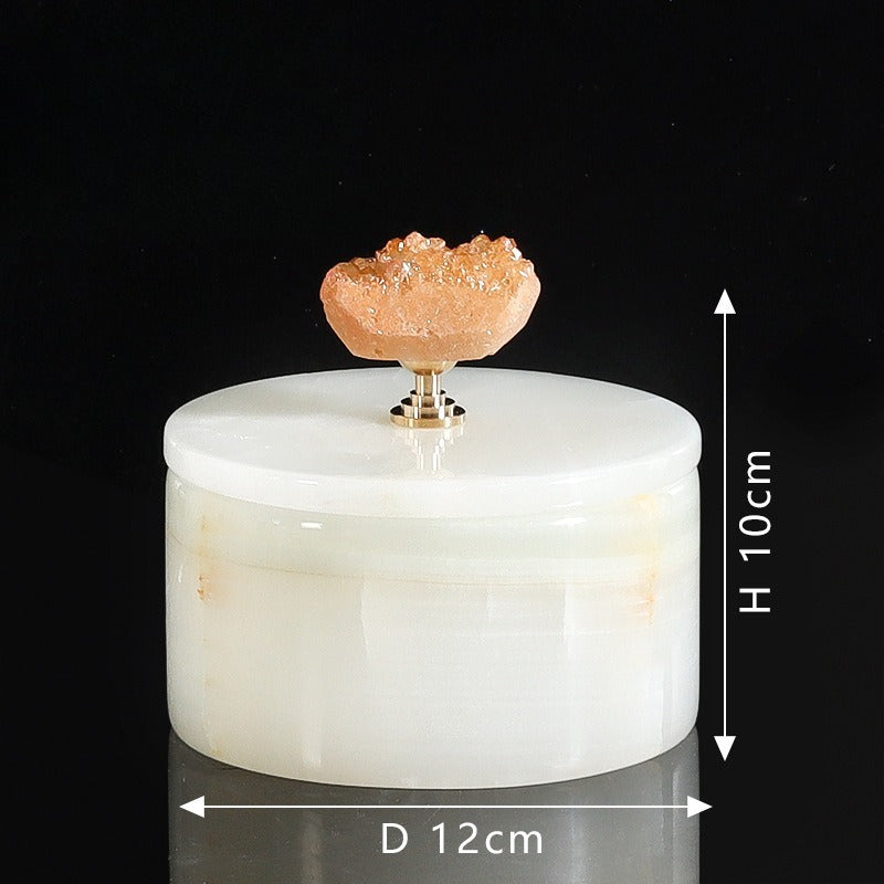 Natural Jade Stone Storage Box-Grainvity