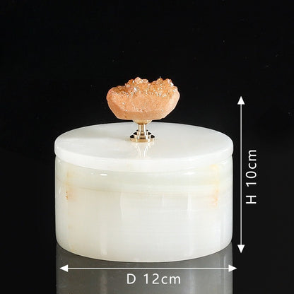 Natural Jade Stone Storage Box-Grainvity