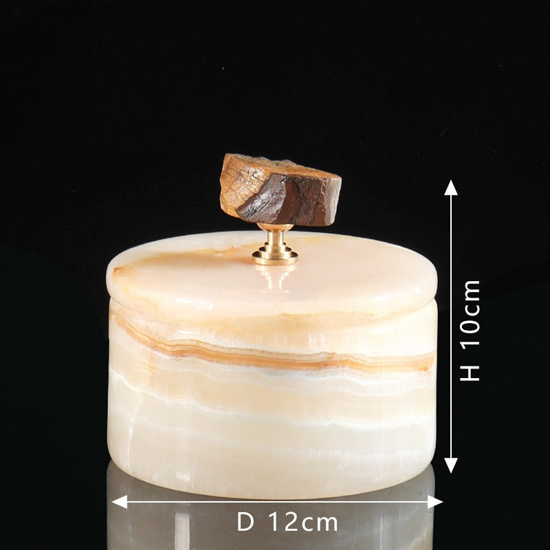 Natural Jade Stone Storage Box-Grainvity