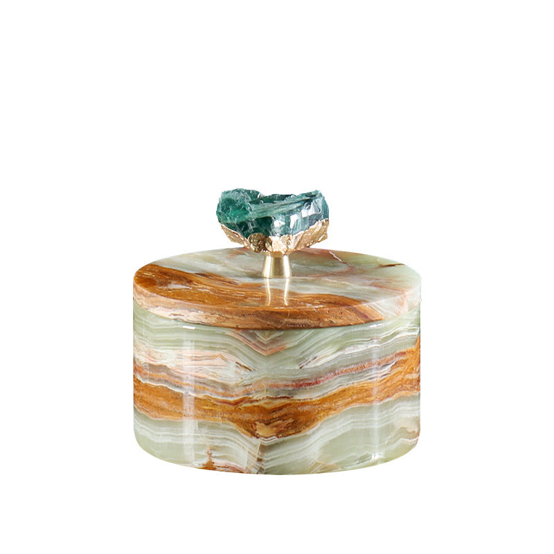 Natural Jade Stone Storage Box-Grainvity
