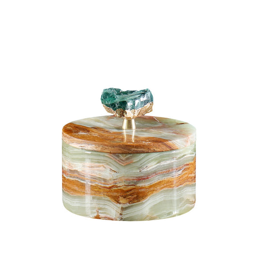 Natural Jade Stone Storage Box-Grainvity