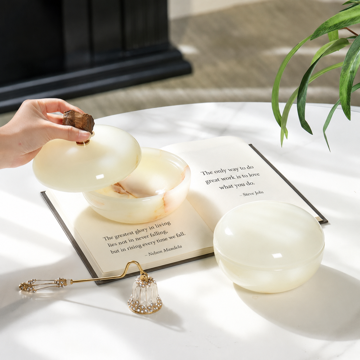 Natural Jade Storage Aromatherapy Jar-Grainvity