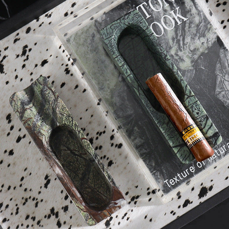 Natural Marble Cigar Ashtray-Grainvity