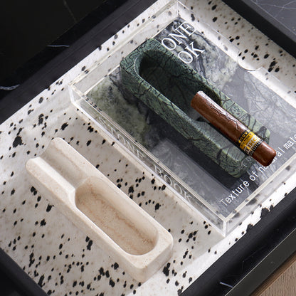 Natural Marble Cigar Ashtray-Grainvity