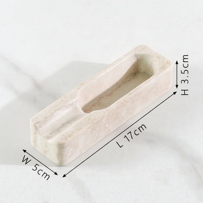 Natural Marble Cigar Ashtray-Grainvity