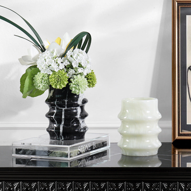 Natural Small Marble Vase-Grainvity