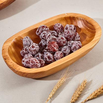 Oval Wooden Fruit Bowl & Serving Plate