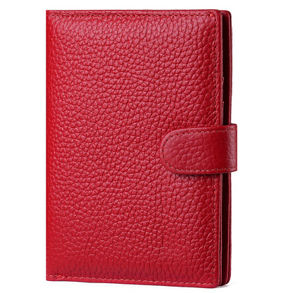Red Leather Passport Holder.