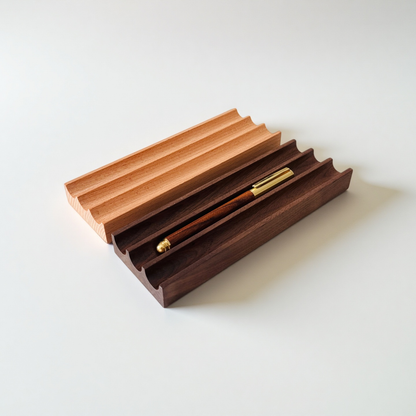 pen holder pen rest wood organiser