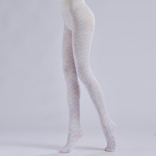 Pink Mermaid Tights by Grainvity