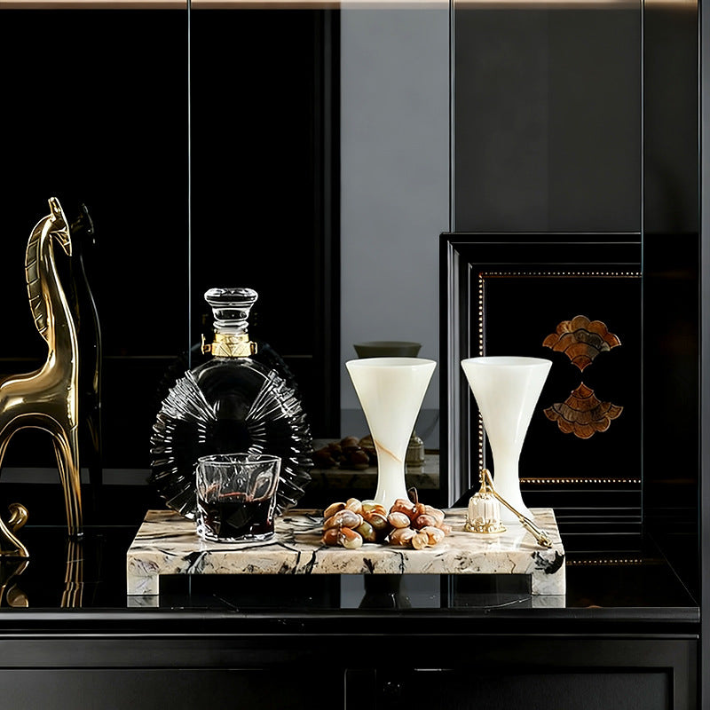 Premium Natural Marble Tray-Grainvity