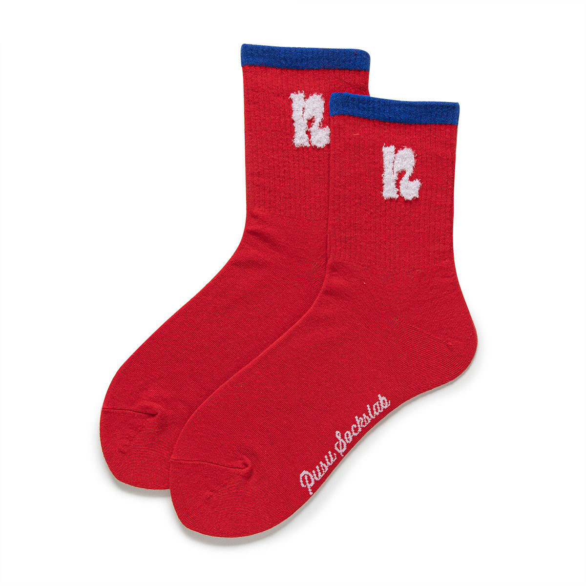 Red Strip Funny Socks-Grainvity