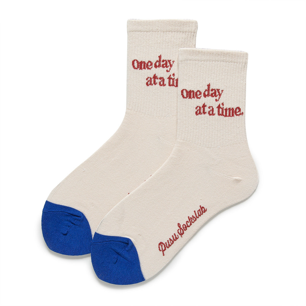 Red Strip Funny Socks-Grainvity
