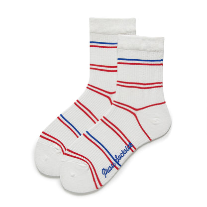 Red Strip Funny Socks-Grainvity