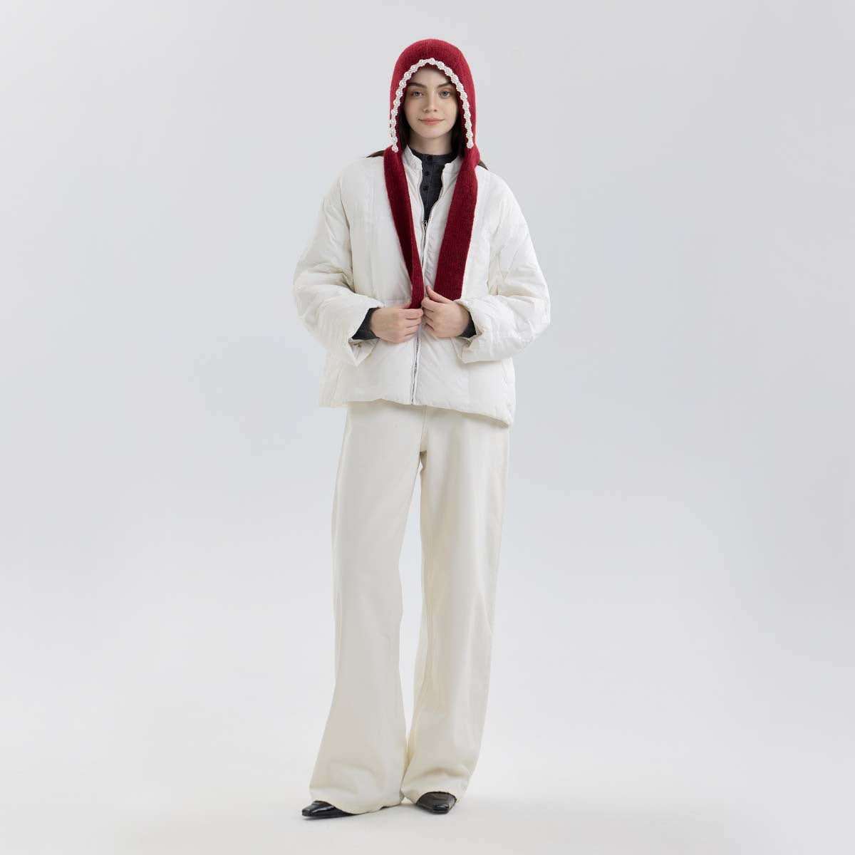 red_woolen_scarf_hat_warm_for_women_winter_01