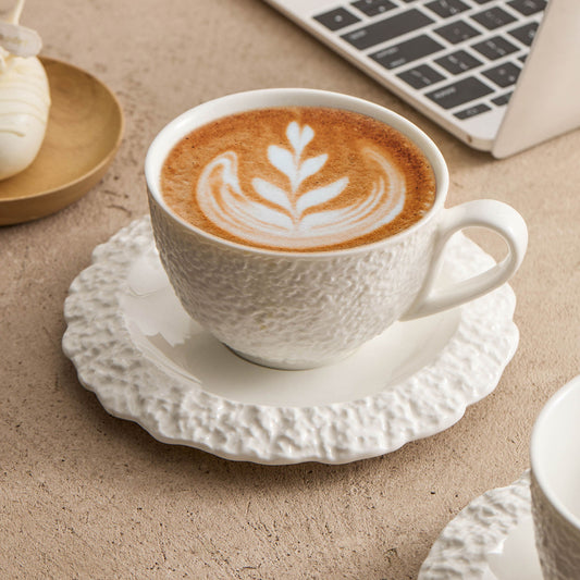 Rock Texture Ceramic Coffee Cup Set-Grainvity