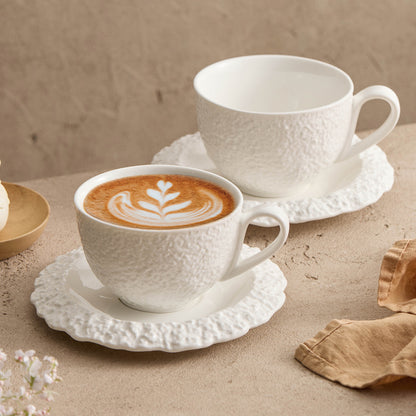 Rock Texture Ceramic Coffee Cup Set-Grainvity