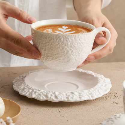 Rock Texture Ceramic Coffee Cup Set-Grainvity