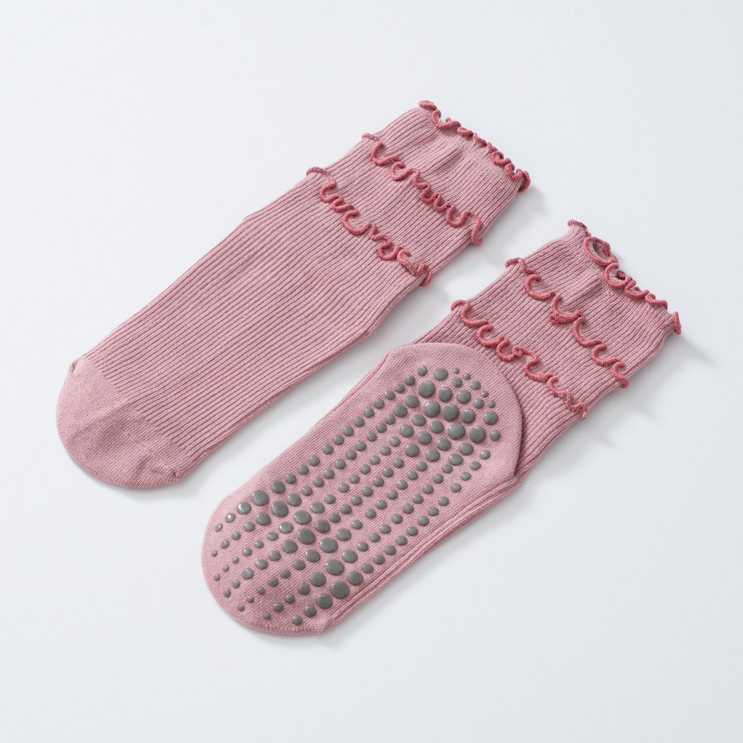 Ruffle Grip Socks-Grainvity