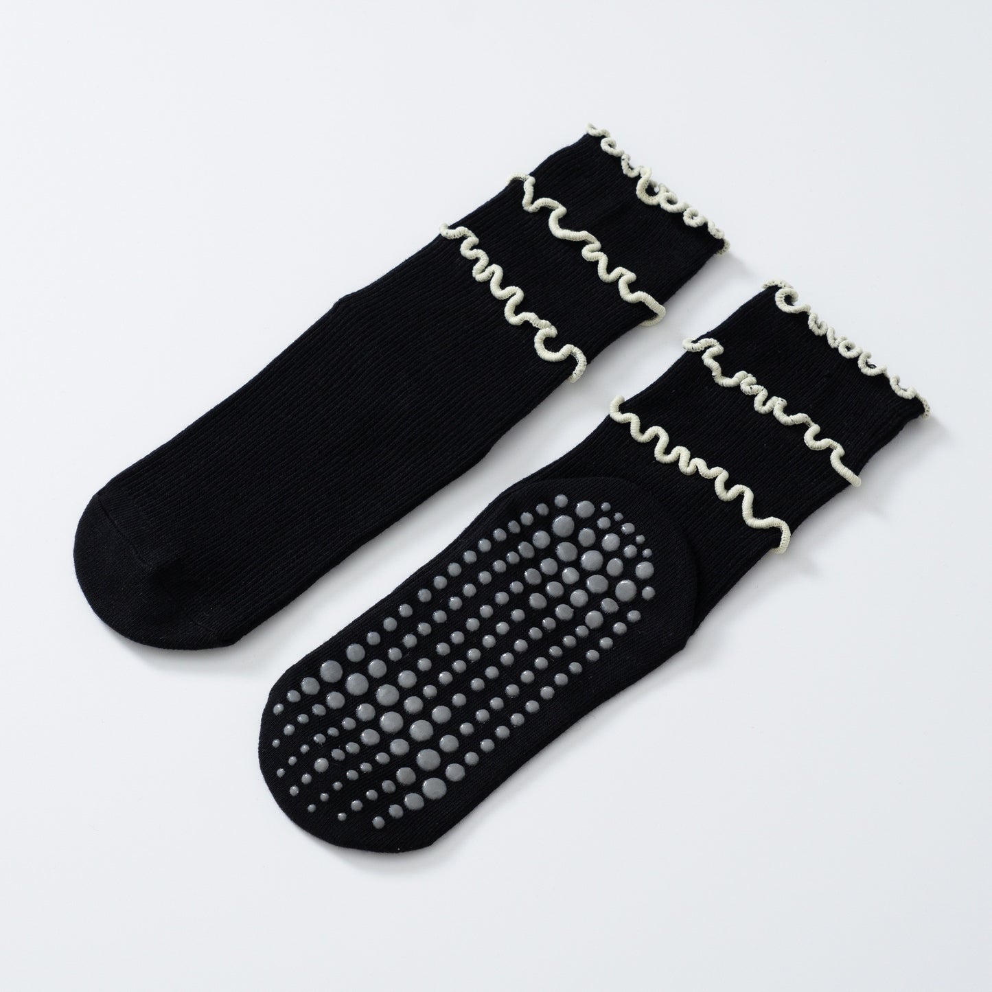 Ruffle Grip Socks-Grainvity