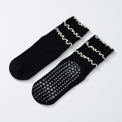 Ruffle Grip Socks-Grainvity
