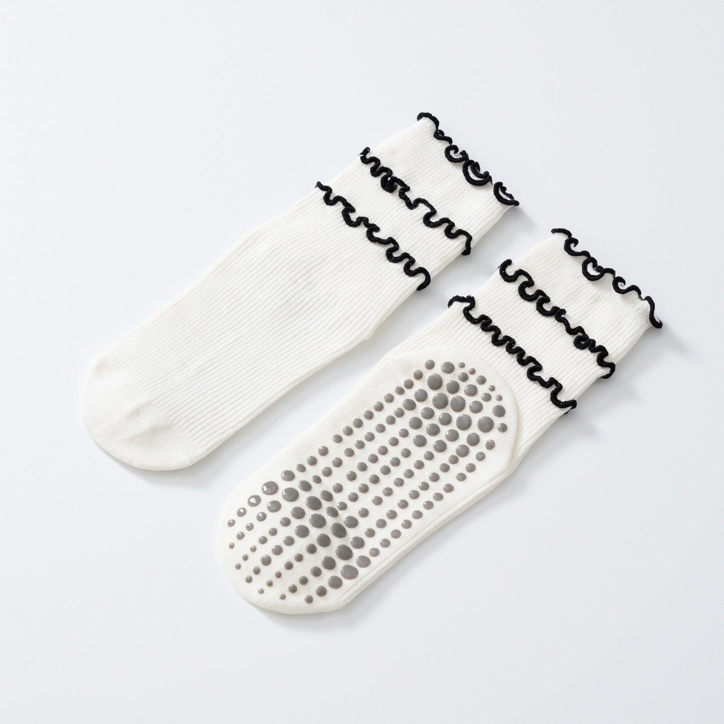 Ruffle Grip Socks-Grainvity