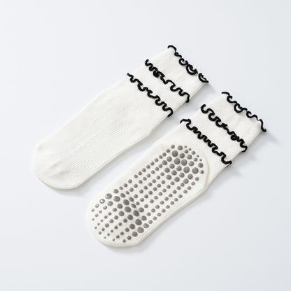 Ruffle Grip Socks-Grainvity