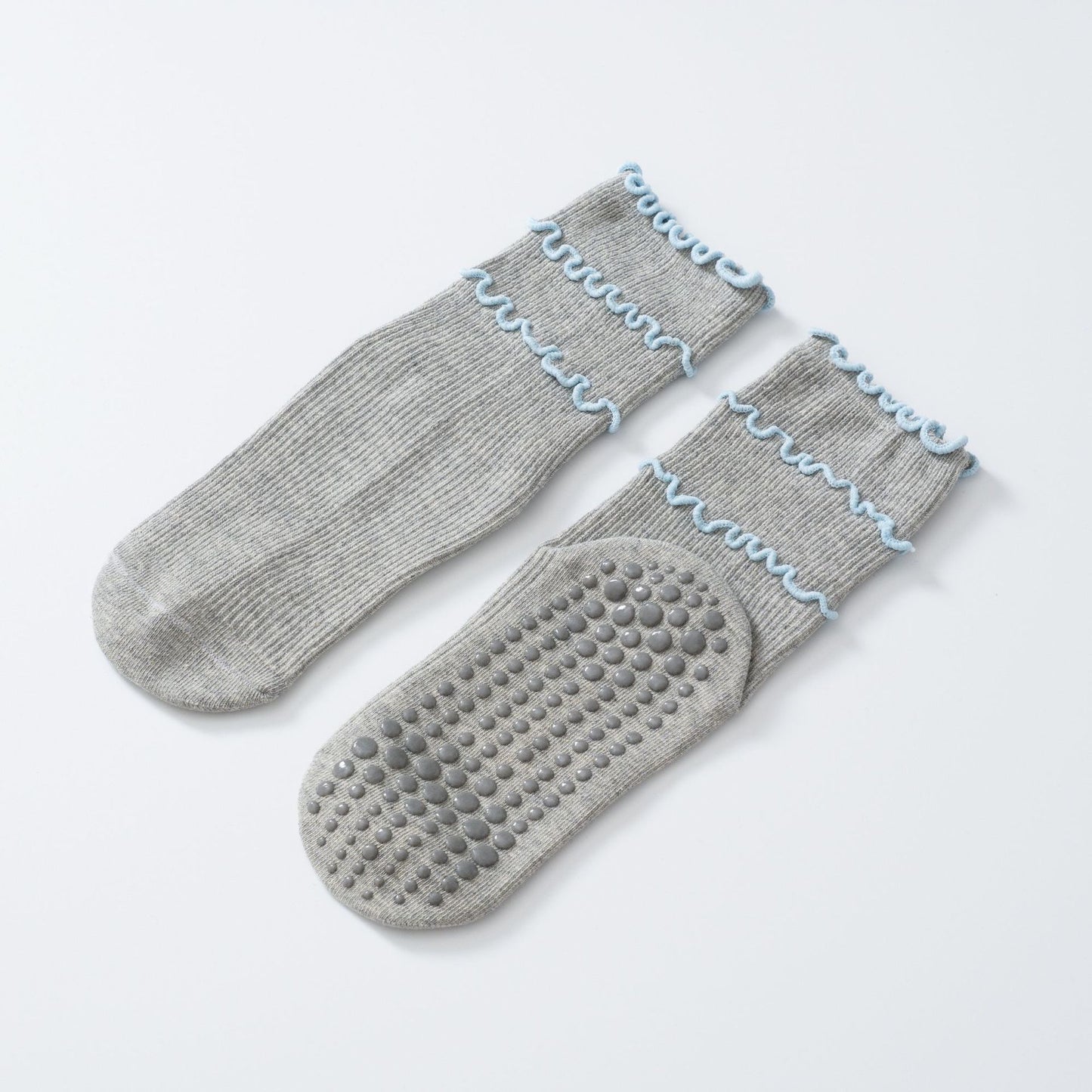 Ruffle Grip Socks-Grainvity