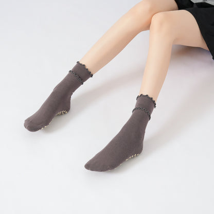 Ruffle Grip Yoga Socks-Grainvity