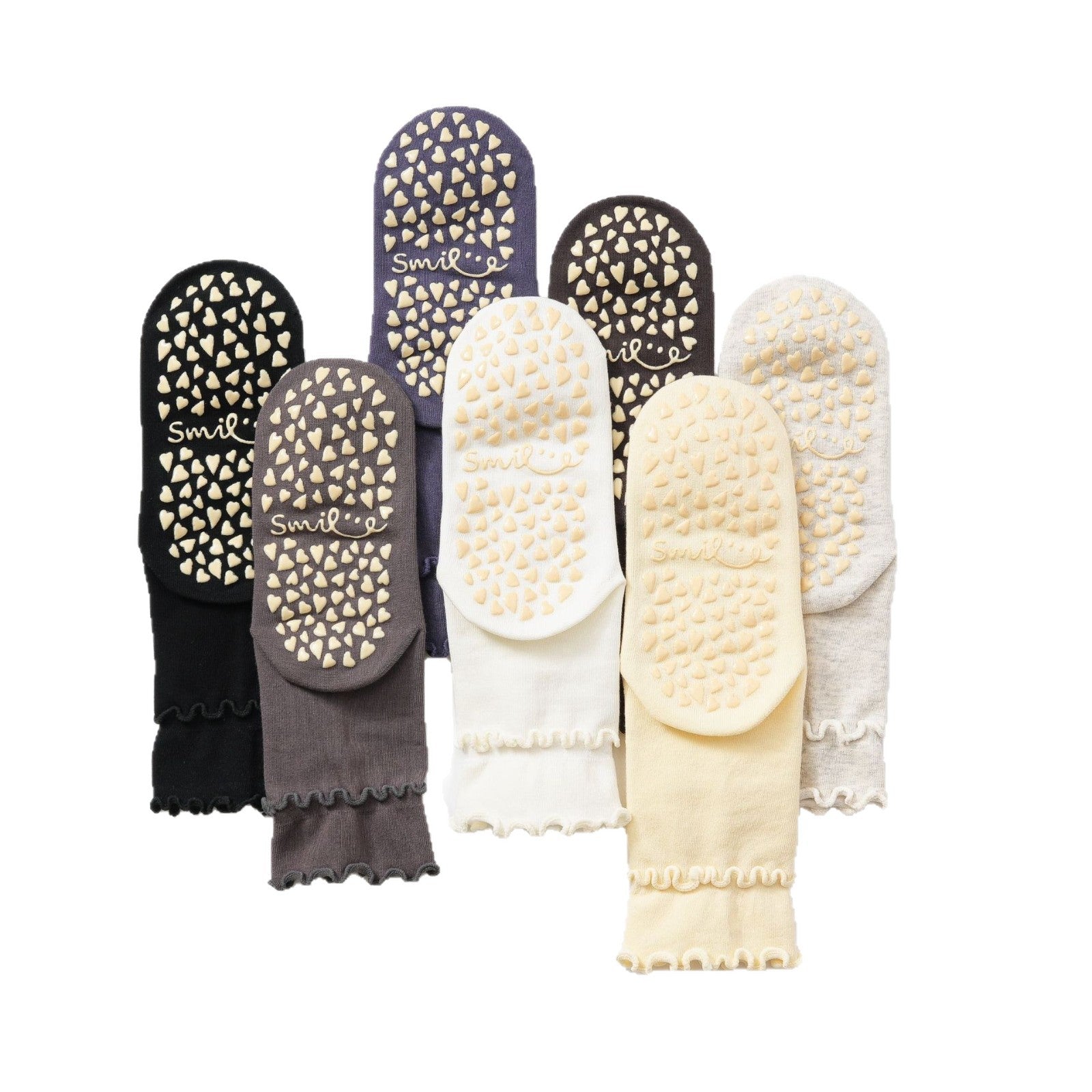 Ruffle Grip Yoga Socks-Grainvity