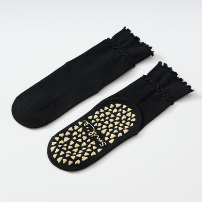 Ruffle Grip Yoga Socks-Grainvity