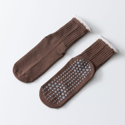 Ruffle Non-slip Sports Pilates Socks-Grainvity