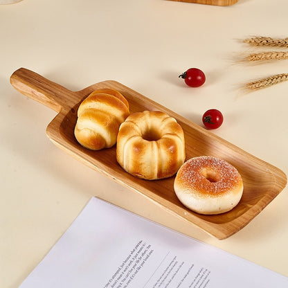 Rustic Cedar Wood Baguette & Bread Serving Tray