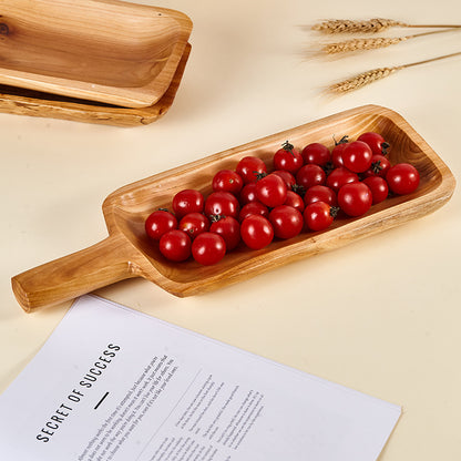 Rustic Cedar Wood Baguette & Bread Serving Tray