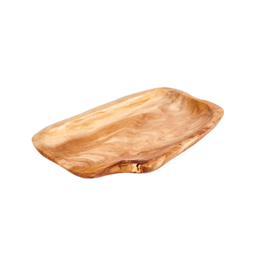 Rustic Cedar Wood Serving Plate & Cheese Board