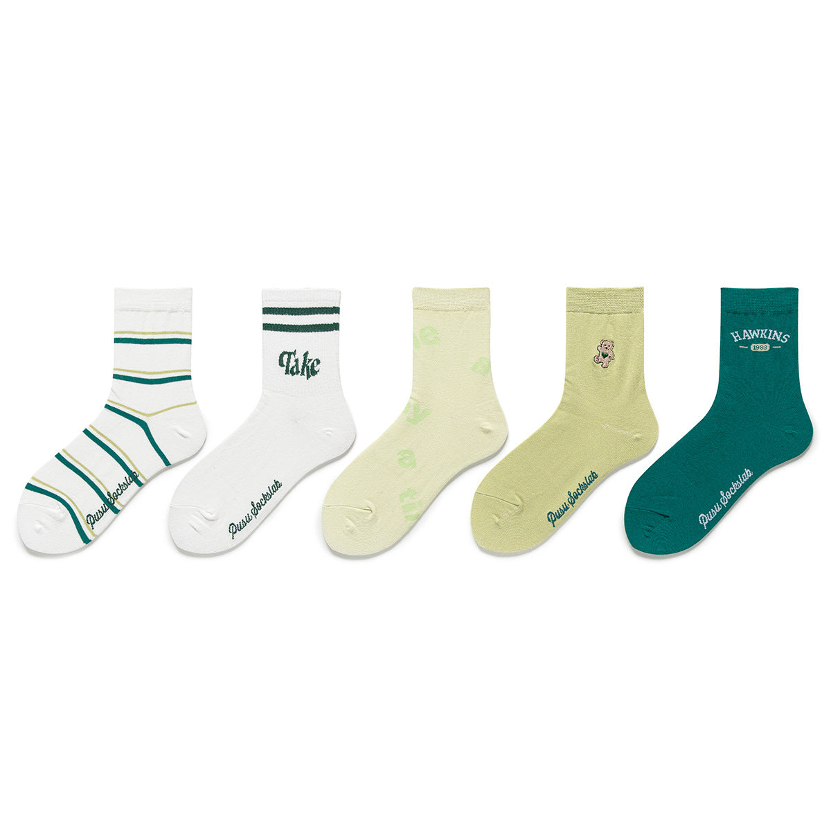 Sporty Women Crew Socks-Grainvity