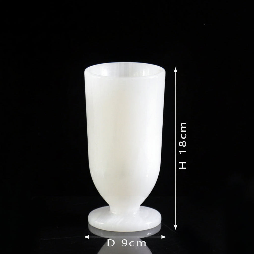 Study Room Natural Jade Vase Ornament-Grainvity