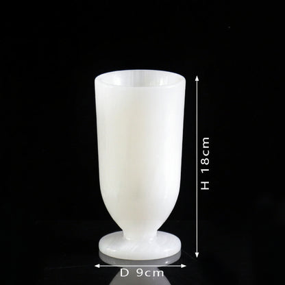 Study Room Natural Jade Vase Ornament-Grainvity